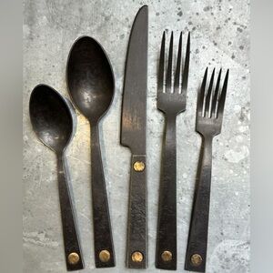 Jefferson Mack Rivet Flatware, NWT.
